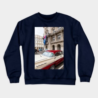 Ford Fairlane 500 In Havana Cuba Crewneck Sweatshirt